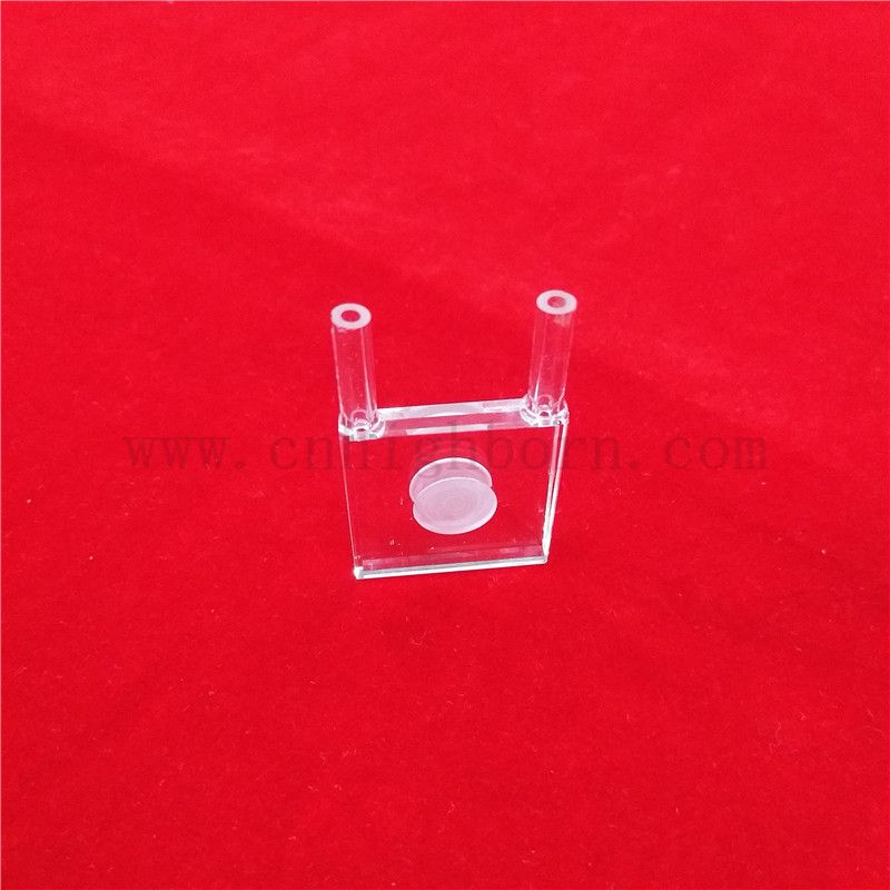  Instruments de recherche en laboratoire Analyseur de chimie réaction CUVETTE Quartz pour spectrophotomètre visible