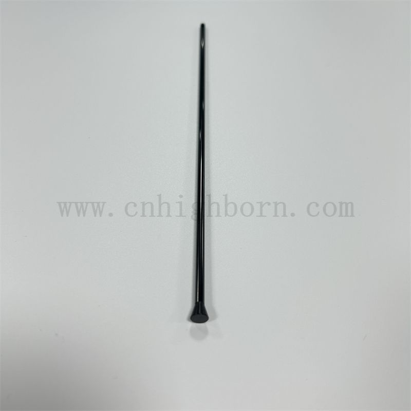 Barre en céramique / tige de zirconium noir personnalisé Haute dureté OEM Résistant à la corrosion