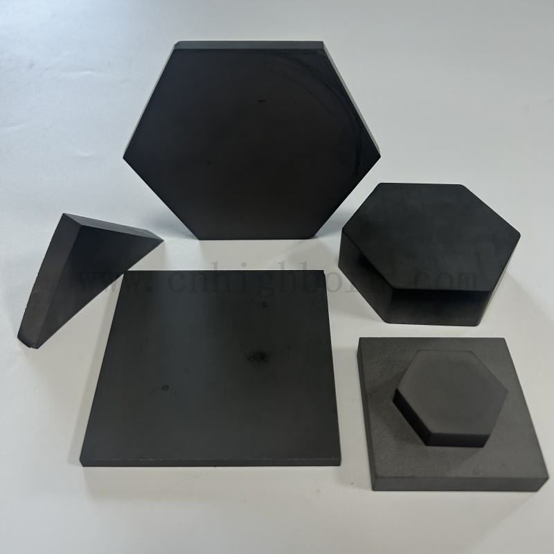 Feuille de protection hexagonale en carbure de carbure de carbure de bore High Duton Plate en céramique B4C