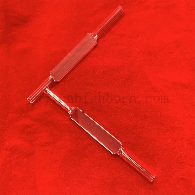 Ustensiles de laboratoire Taille personnalisée Flux de haute précision à travers le spectrophotomètre cellulaire CUVETTE DE VERRE DU TIRZ