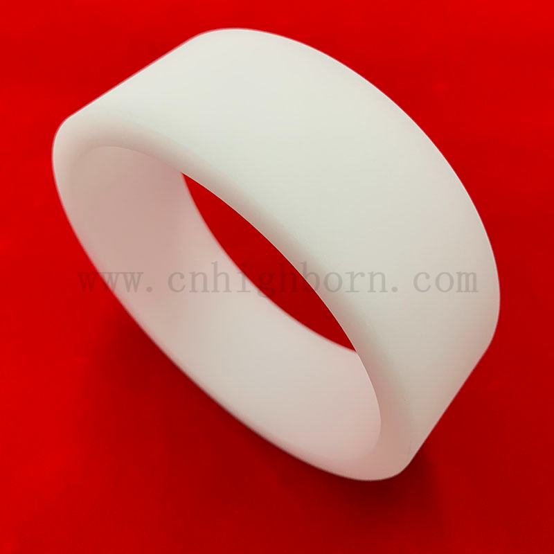 Bouche à vide à tube à tube de silice fusionnée blanche blanc laiteux