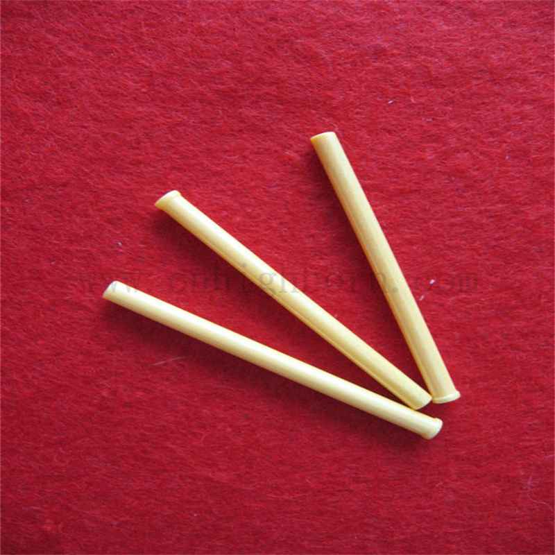 Couleur jaune magnésie partiellement stabilisée Zircone (Mg - PSZ Bar) Bielle isolante en céramique