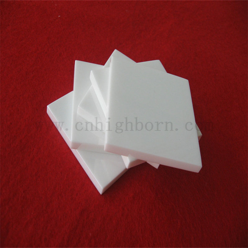 Couleur blanc poli en surface yttria stabiliser la plaque en céramique zircone stabilisée Zirconia
