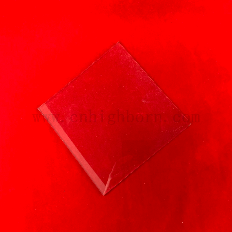 Fenêtre en verre rectangulaire transparent optique plaque de verre mince