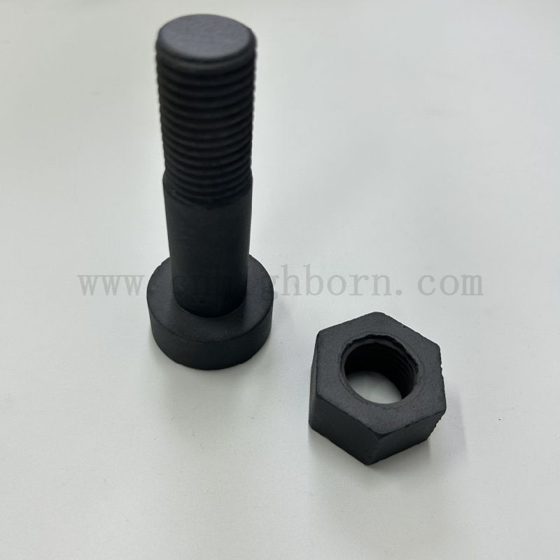  Vis en céramique et écrous en céramique en carbure de silicium et écrous SIC 