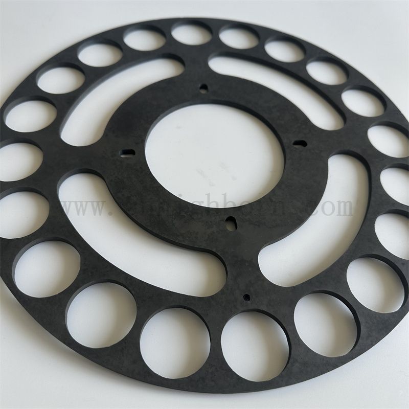 Résistance à l'usure RBSIC Silicon Carbure Ceramic Disc Sisic Plate Sic