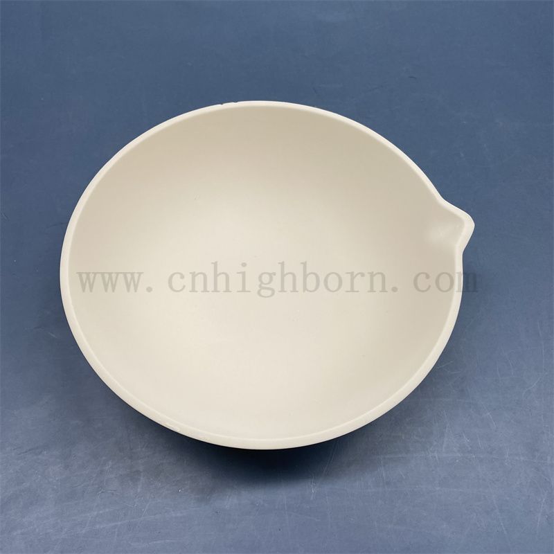 Laboratoire AL2O3 Plats d'évaporation en céramique en porcelaine d'alumine poêle d'évaporation