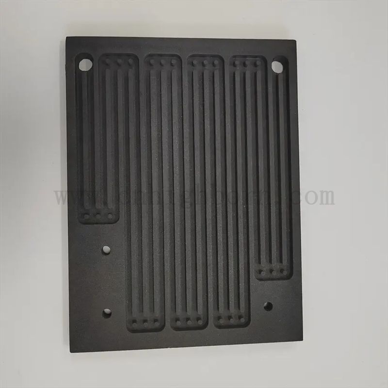 RBSIC / SISIC personnalisé Silicon Carbure Céramique Bipolar Plate SIC Board