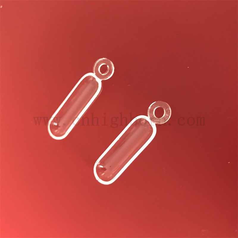  Résistance à la chaleur personnalisée transparent transparent en verre de quartz de silice fusionnée