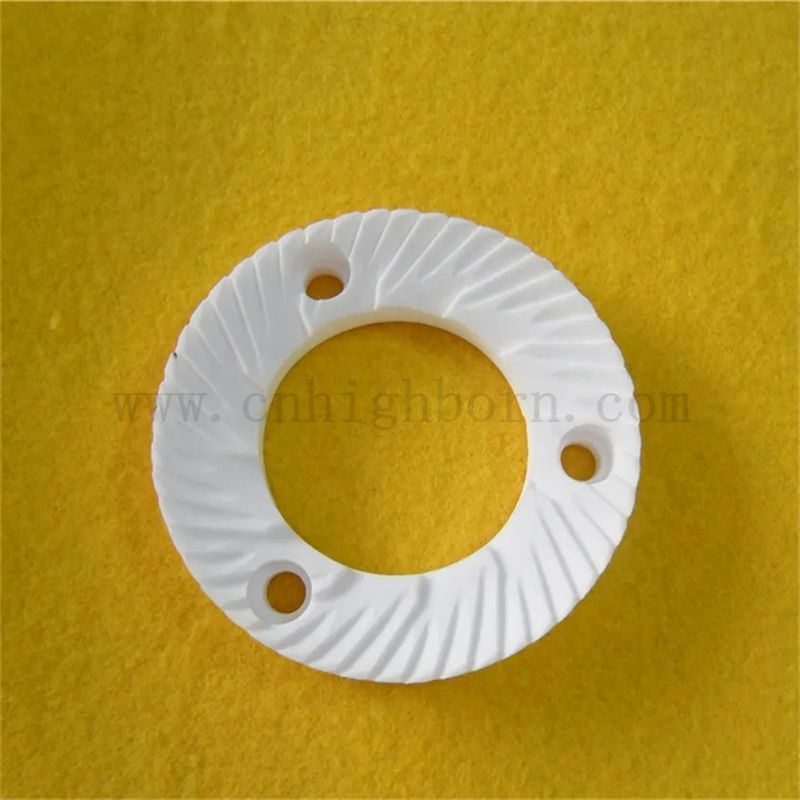 Personnalisé 99% AL2O3 Cerramic Friction Ring Grinder Part Alumina Coffee Burr