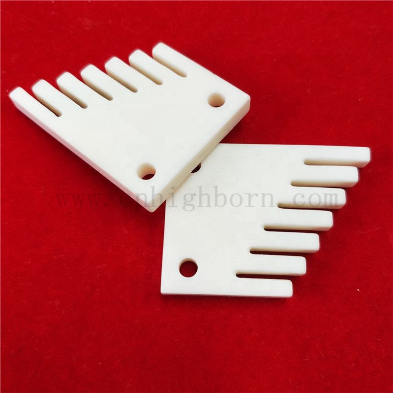 Précis 95% 99% AL2O3 Alumine Céramic Guide Textile Industry Part