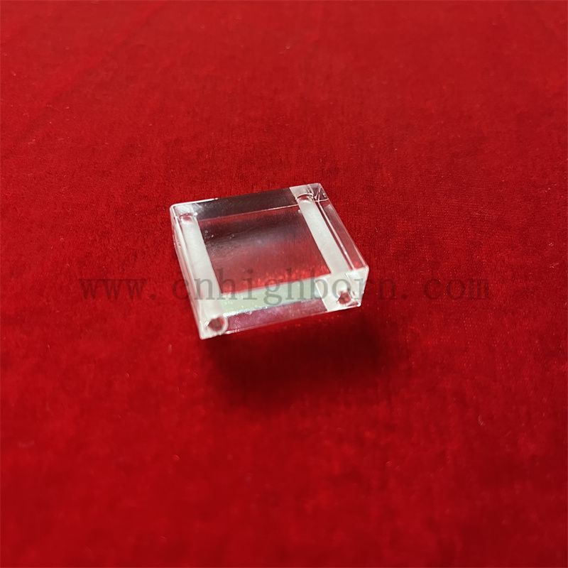 feuille de verre de quartz