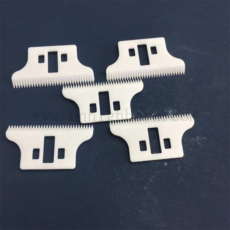 Résistance à l'usure Zirconi la lame céramique zro2 partie pour l'utilisation de la coupe de cheveux