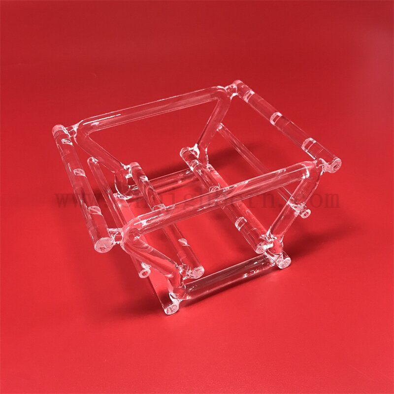 Board en verre de quartz de silice fusionné transparent et résistant à la chaleur transparent