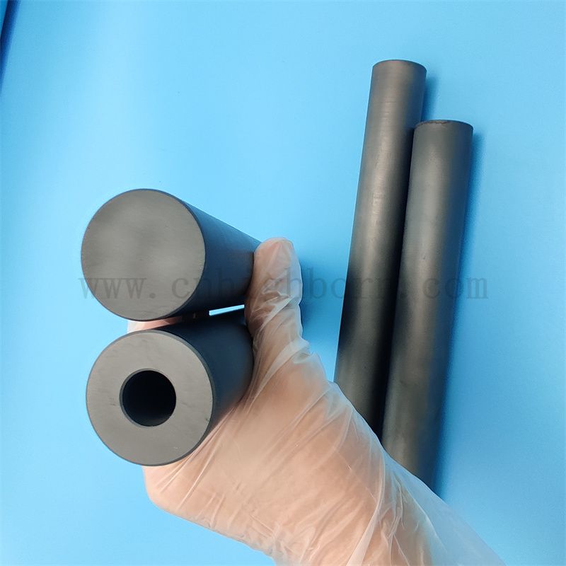 Usure de résistance SIC Pipe de silicium en carbure de carbure de carbure 