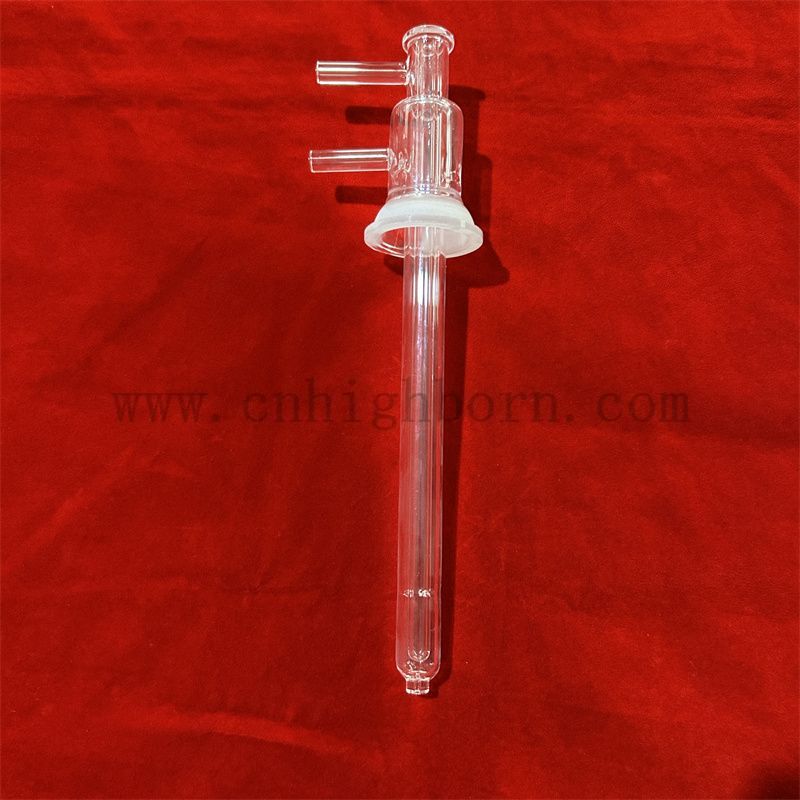 tube de quartz transparent