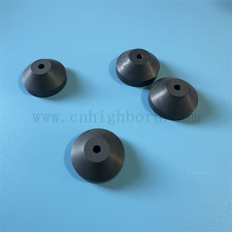 Isolateur de bore carbure de sable irrégulier Buzle de sable de sable de buisson en céramique B4C personnalisé