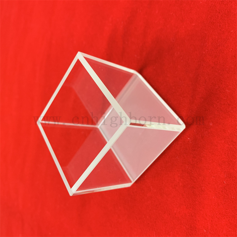 Marchandises de verre de laboratoire Clear Quartz Flow Cell UV Spectrophotomètre visible Cuvette en verre Lovibond Quartz Lovibond