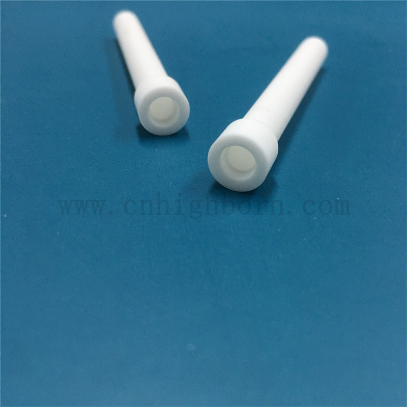 Sleeve Macor en céramique en verre machinable à transformation facile avec bride