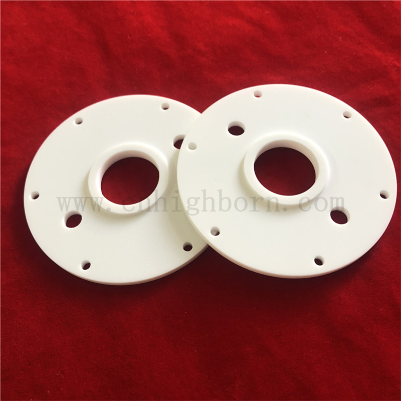 Disque en céramique en verre machinable Macor personnalisé avec coupe laser