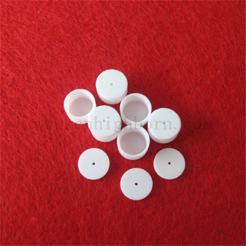 99 Crucible en alumine avec couvercle Small Boat en céramique AL2O3 en céramique