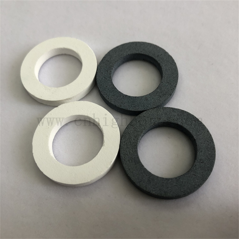 Porosité Disque d'arôme d'anneau en céramique poreux personnalisé pour la volatilisation des huiles essentielles