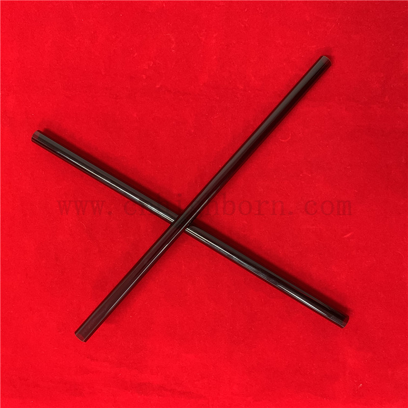 Résistance à la chaleur Infrarouge Ruby Ruby Silica Quartz en verre