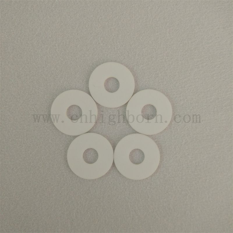 99% AL2O3 Ceramic Ring Alumine Disque en céramique industrielle