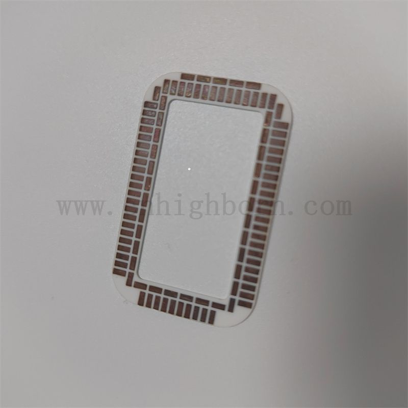 SUBSTRAT DE LA FEUILLE DE CÉRAMIQUE ALUMIQUE 96% personnalisée