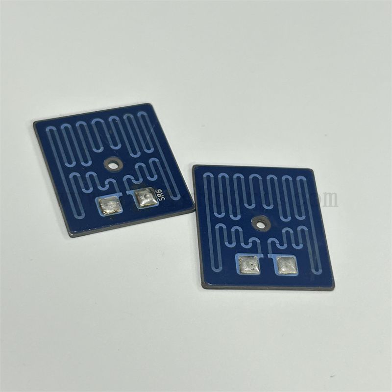 Haute précision 96% substrat de céramique en alumine épais résistante de film hybride intégré hybride