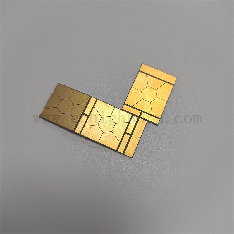 MO MN MN Alumina AL2O3 DBC DPC AMB substrat en céramique métallisé pour composant électronique