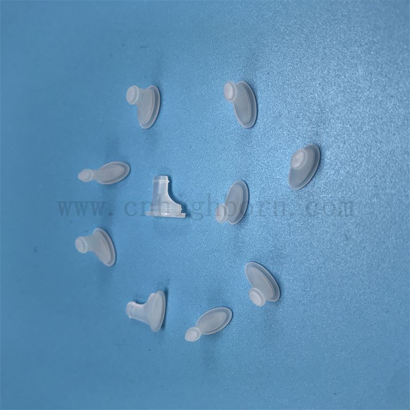 Pièces en caoutchouc en silicone transparent 