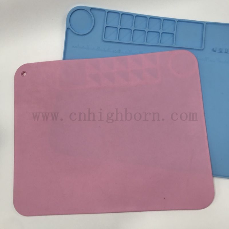 Enfants DIY Graffiti Pad Portable Silicone Rubbery Sheet pour peinture 