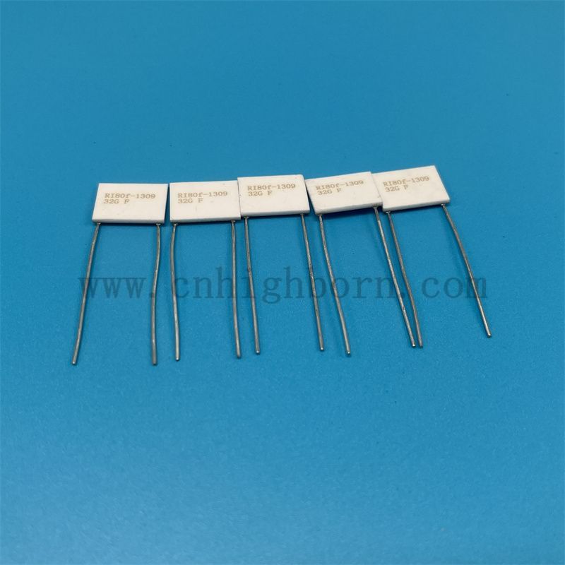 Résistance électrique à haute tension personnalisée à haute tension de 30 g d'épaisseur ohm