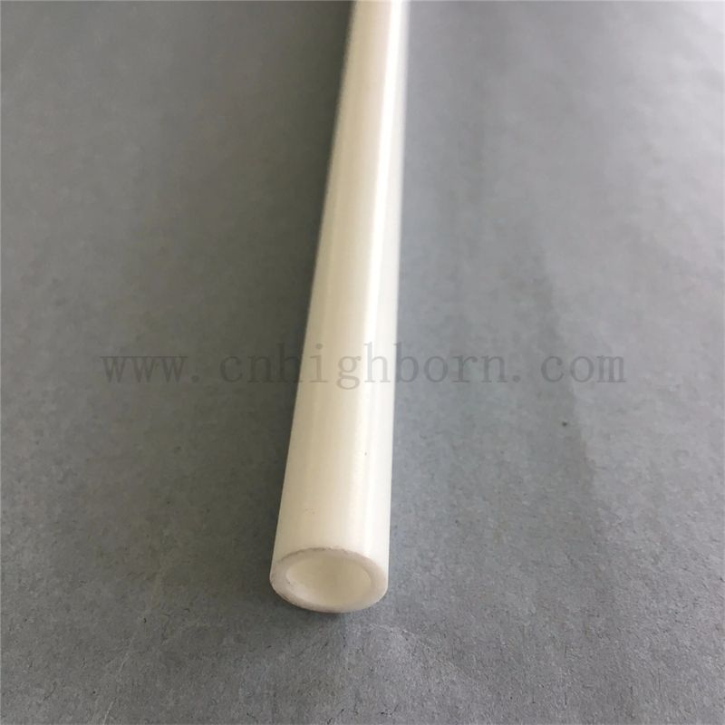 Yttrium stabilisé en surface polissage de zircone tube de dureté haute dureté zro2 tuyau en céramique