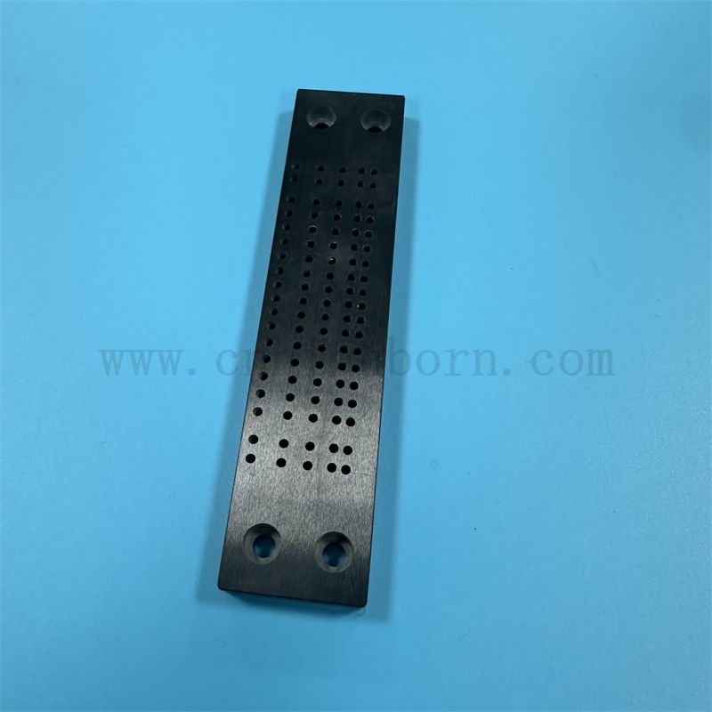 Oxyde de zirconium noir personnalisé barre / plaque haute dureté haute dureté résistante à la corrosion