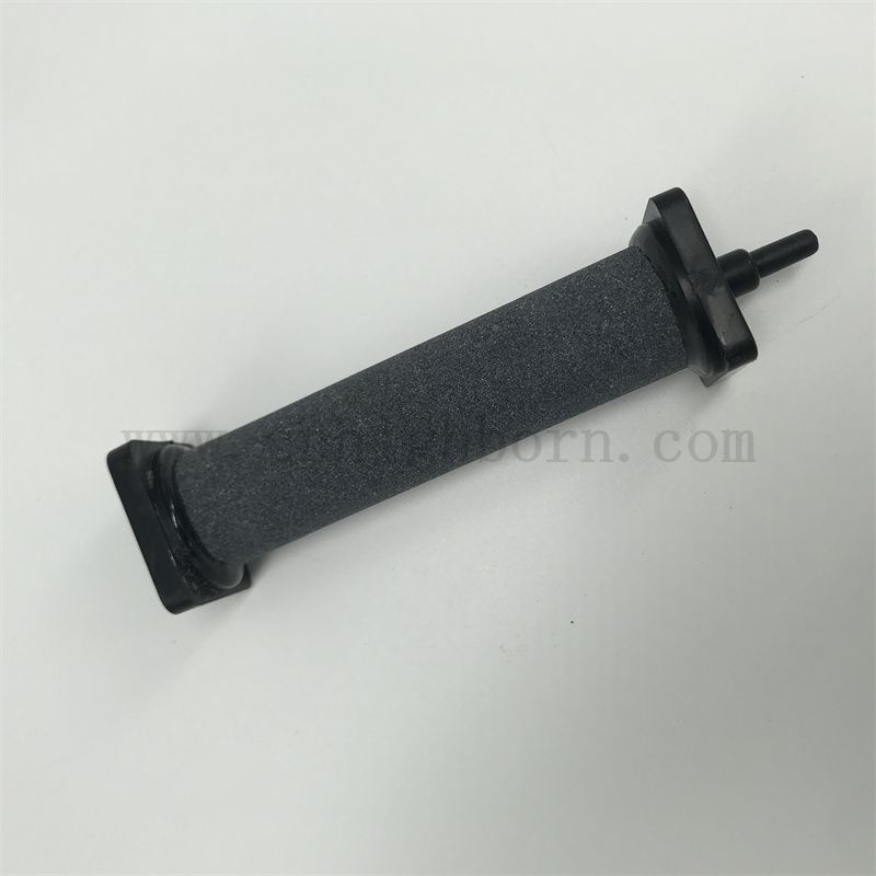 Cylindre gris foncé Pierre d'air d'aquarium de haute qualité pour l'aquaculture et le poisson