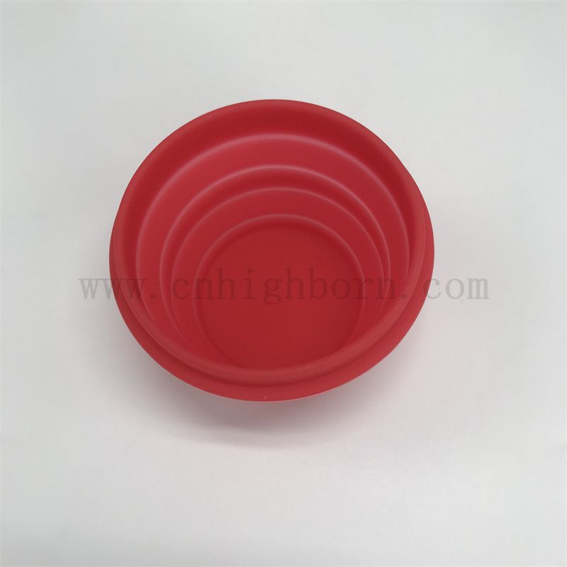 Bols de chiens de chiens en bols de chiens de chiens en caoutchouc en silicone en silicone pliant et pliant en bols de chien en caoutchouc en silicone en extérieur