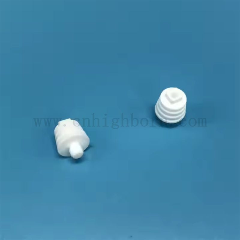 Pièces en céramique en verre machinable à haute précision Vis M4 Macor