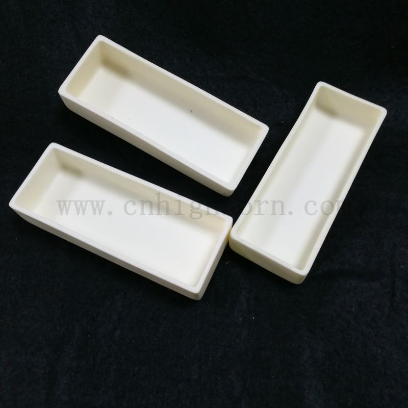 Confractoire Corundum en céramique Boat à combustion 99% AL2O3 CURIGING CURIGIN