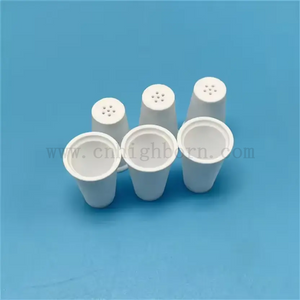 Résistance à haute température tasse d'huile en céramique pour la volatilisation à base de plantes AL2O3 CRUCICILE DE CERAMIQUE