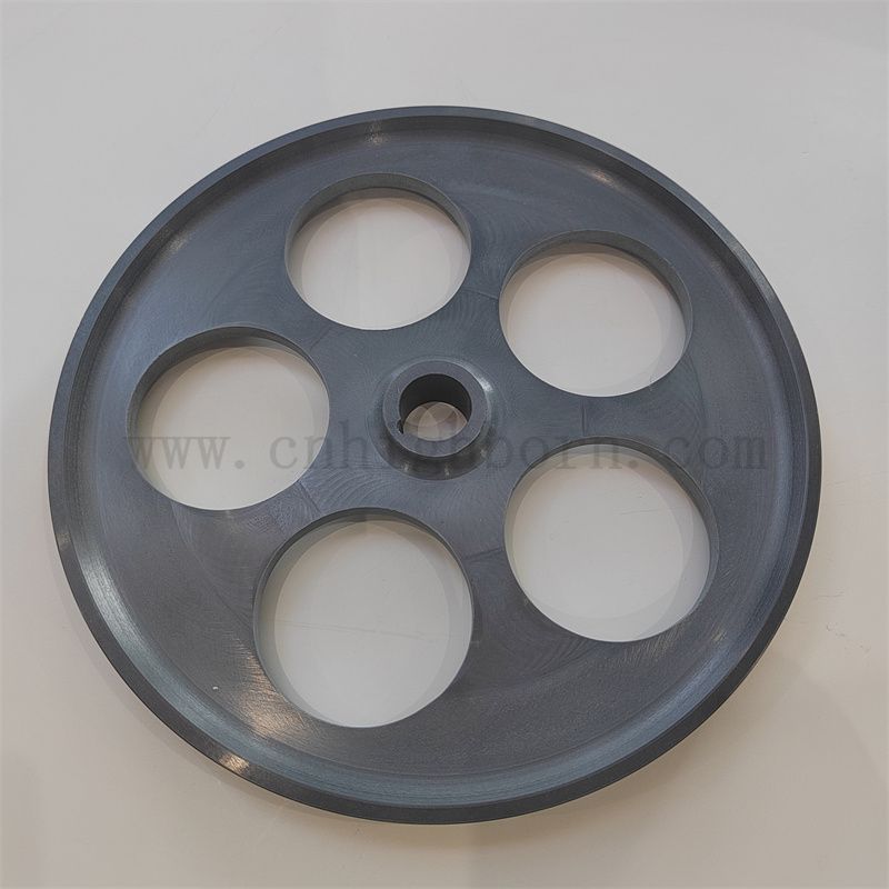 Bouclier thermique au nitrure de silicium Disc céramique SI3N4 Pièces en céramique pour le four d'hydrogénation