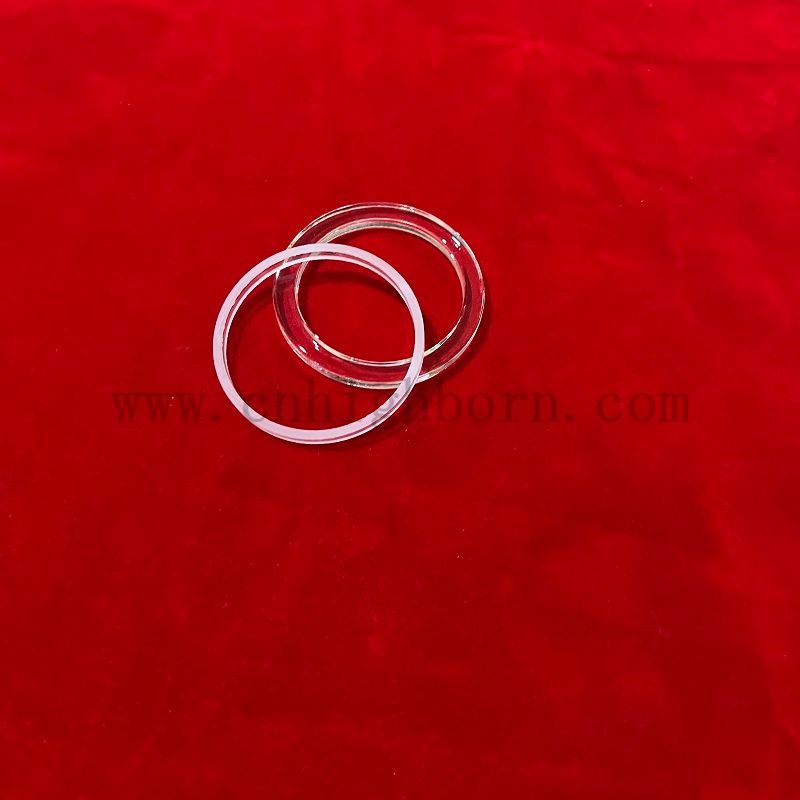 Personnalisation de la bride de quartz de silice