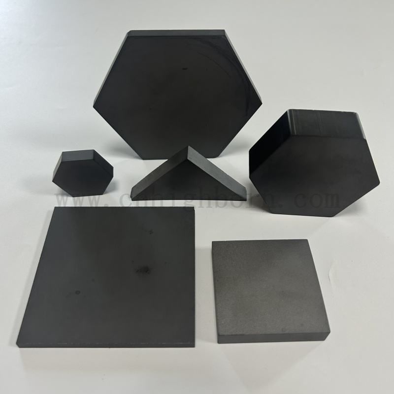 Feuille de protection hexagonale en carbure de carbure de carbure de bore High Duton Plate en céramique B4C