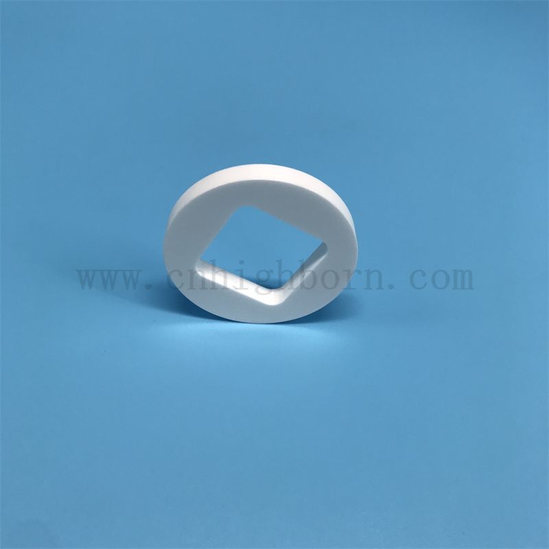 Bloc de rainure en céramique à haute résistance ZRO2 partie avec des trous