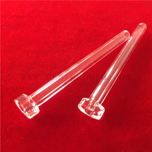 Tube en verre de silice fondu transparent adapté aux besoins du client de résistance thermique