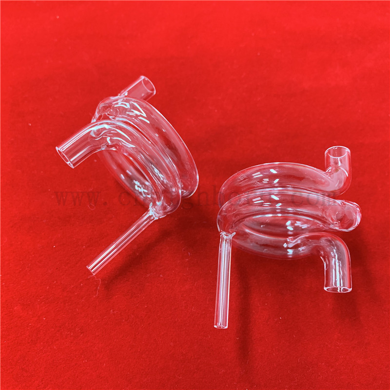 Pipe de verre de silice fondu en verre de silice fusionné