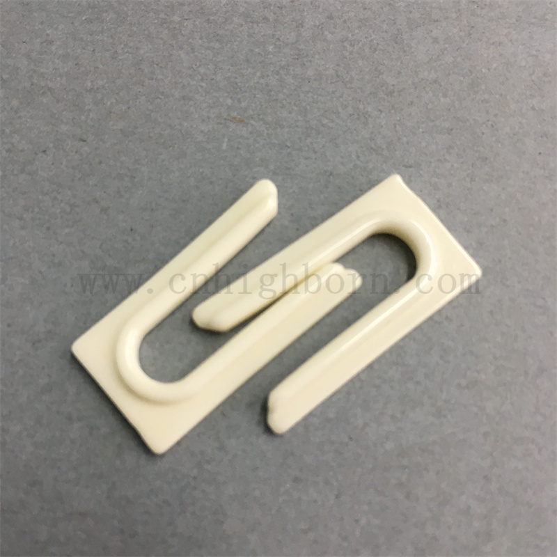 Résistance à l'usure AL2O3 Alumine Céramic Yarn Guide Tytile Type de traverse en céramique Type Guides