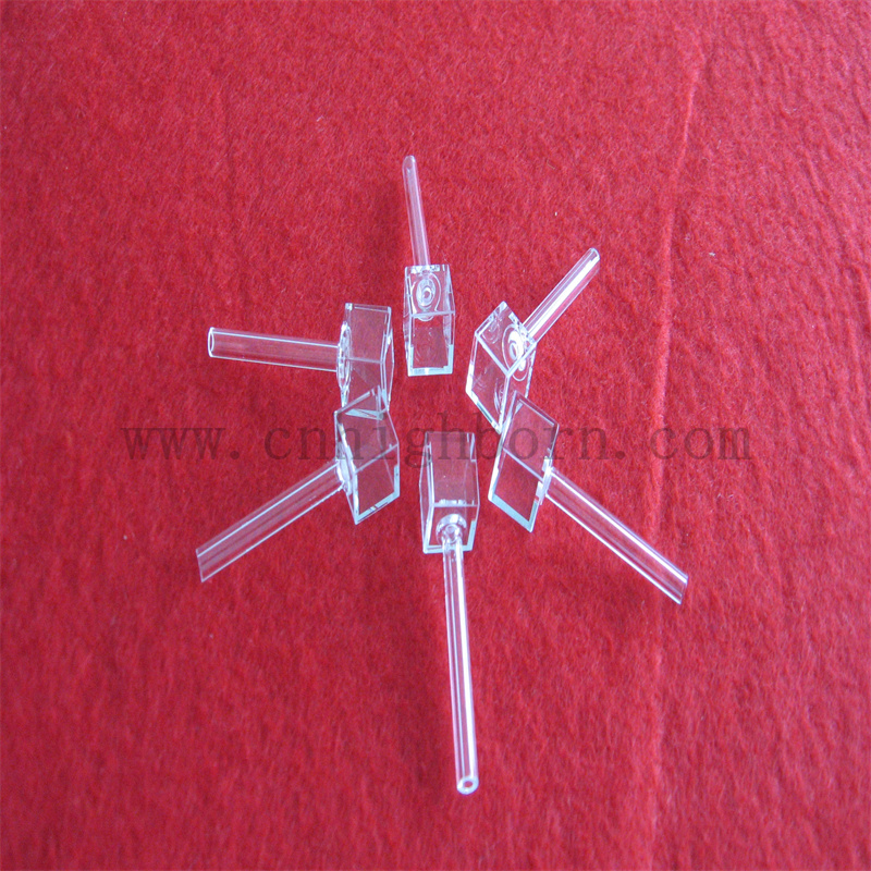 cellule en verre de quartz &agrave; flux