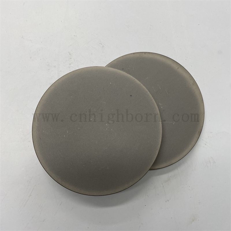 Plaque ronde en céramique de carbure de silicium SIC à haute dureté personnalisée